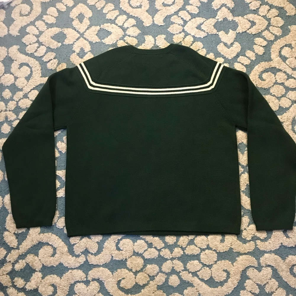 Abercrombie and Fitch A/92 Green Muscle Sweater - Picture 4 of 4